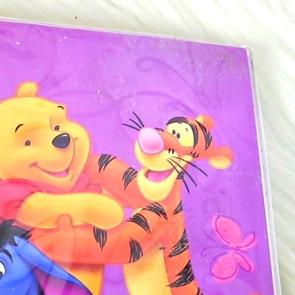 Vintage Y2K Disney Purple Winnie-the-Pooh Eeyore Tigger Piglet Set Photo Album - Picture 4 of 12